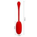 PRETTY LOVE - KIRK EGG Red 12 function vibrations Pretty Love