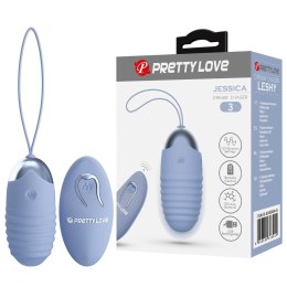 PRETTY LOVE - JESSICA Dream chaser 3, Blue, Wireless remote control 12 vibration functions Pretty Love