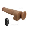 PRETTY LOVE - Jonathan 8,3'' Light Brown, 3 vibration functions Thrusting Wireless remote control Pretty Love