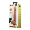 PRETTY LOVE - Jonathan 8,3'' Light Brown, 3 vibration functions Thrusting Wireless remote control Pretty Love