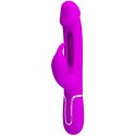 PRETTY LOVE - Kampas Rabbit 3 in 1, multifunction vibrator with tongue violet Pretty Love