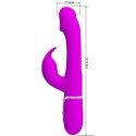 PRETTY LOVE - Kampas Rabbit 3 in 1, multifunction vibrator with tongue violet Pretty Love