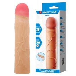 PRETTY LOVE - Kylian Flesh, Extend your penis lenghth 3'' (76mm) Pretty Love