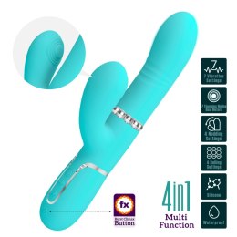 PRETTY LOVE - Mariana light blue, 7 vibration functions, 7 thrusting settings, 4 rolling functions, 4 nodding functions Pretty Love