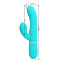 PRETTY LOVE - Mariana light blue, 7 vibration functions, 7 thrusting settings, 4 rolling functions, 4 nodding functions Pretty Love