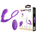 PRETTY LOVE - Warren Purple, Wireless remote control 12 pulse wave settings 12 vibration functions Pretty Love