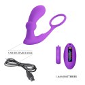 PRETTY LOVE - Warren Purple, Wireless remote control 12 pulse wave settings 12 vibration functions Pretty Love