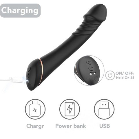 Hancock Black, 9 vibration functions B - Series Joy Hancock Black, 9 vibration functions B - Series Joy