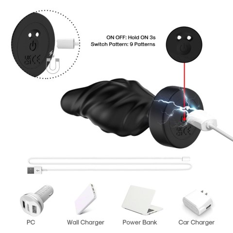 Limonster black, 9 vibration functions B - Series Joy Limonster black, 9 vibration functions B - Series Joy