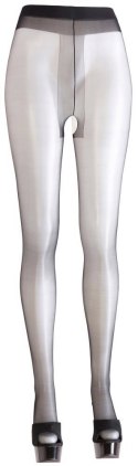 Rajstopy czarne z otworem 3/M Cottelli LEGWEAR