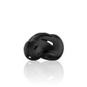 Model 27 - Ultra Soft Silicone Chastity Cage - Black ManCage