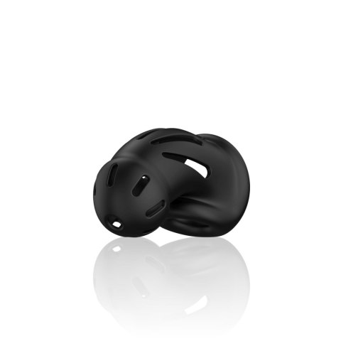 Model 27 - Ultra Soft Silicone Chastity Cage - Black ManCage Model 27 - Ultra Soft Silicone Chastity Cage - Black ManCage
