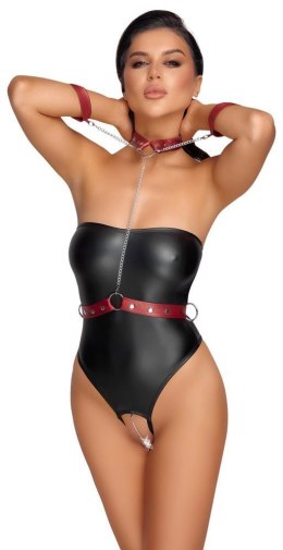 Body czarne Bondage XL Cottelli