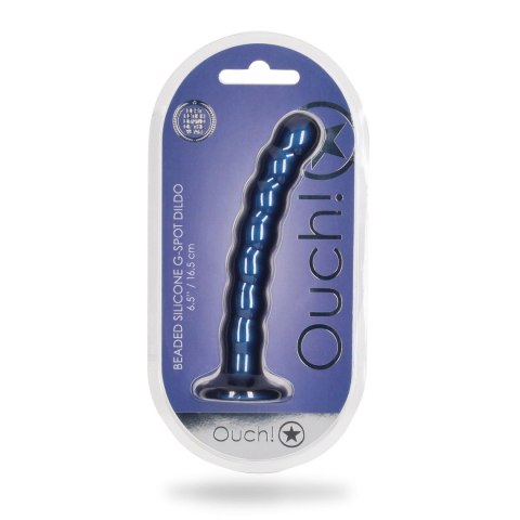 Beaded Silicone G-Spot Dildo - 6,5'' / 16,5 cm Ouch! Beaded Silicone G-Spot Dildo - 6,5'' / 16,5 cm Ouch!