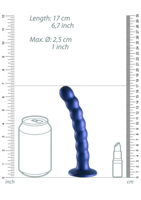Beaded Silicone G-Spot Dildo - 6,5'' / 16,5 cm Ouch! Beaded Silicone G-Spot Dildo - 6,5'' / 16,5 cm Ouch!