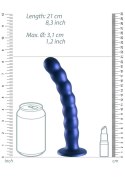 Beaded Silicone G-Spot Dildo - 8'' / 20,5 cm Ouch!