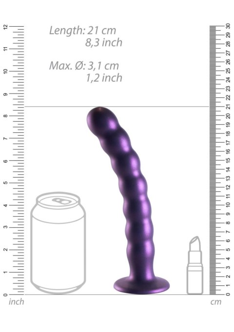 Beaded Silicone G-Spot Dildo - 8'' / 20,5 cm Ouch! Beaded Silicone G-Spot Dildo - 8'' / 20,5 cm Ouch!