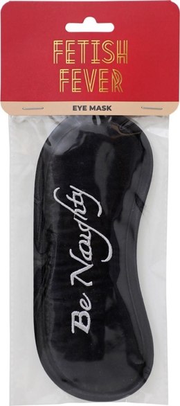 Fetish Fever - Eye Mask - Be Noughty - Black Fetish Fever