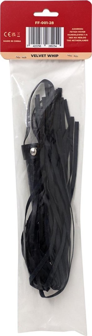 Fetish Fever - Velvet Whip - Black Fetish Fever Fetish Fever - Velvet Whip - Black Fetish Fever