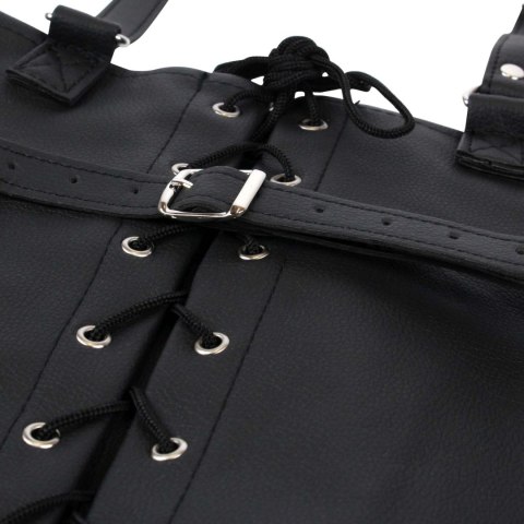 Lace-up Full Sleeve Arm Restraint - Black Ouch! Lace-up Full Sleeve Arm Restraint - Black Ouch!