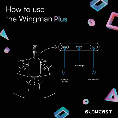 BLOWCAST- Wingman Plus Automatyczny Masturbator BLOWCAST BLOWCAST- Wingman Plus Automatyczny Masturbator BLOWCAST
