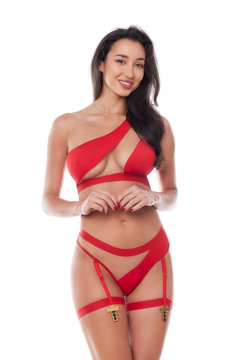 GISELLE RED SET (top&thong/top&figi) L/XL Anais