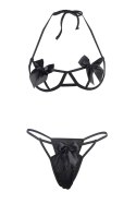 SET 2 PCS BLACK BOWS TU (Size: TU) Paris Hollywood