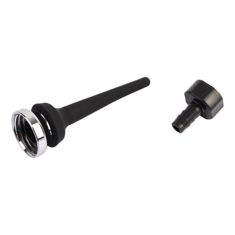 Tapered Silicone Enema Attachment Black Mont Tapered Silicone Enema Attachment Black Mont