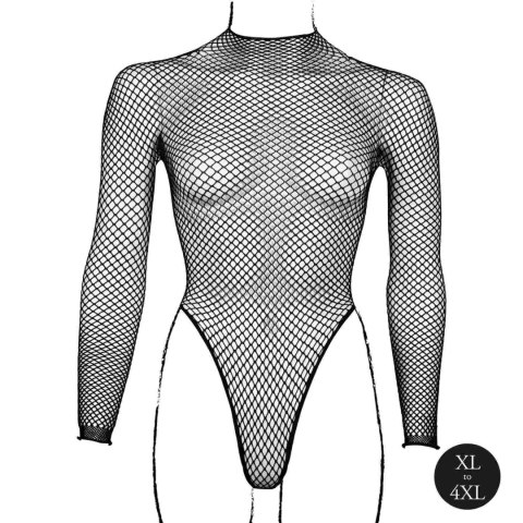 Body with fishnet structure and turtle neck. Le Désir Body with fishnet structure and turtle neck. Le Désir