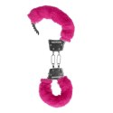 Furry Metal Hand Cuffs - Pink Ouch!