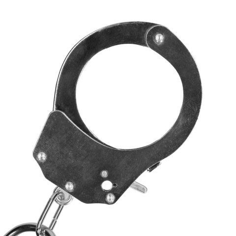 Spreader Bar with Hand or Ankle Cuffs - Silver Ouch! Spreader Bar with Hand or Ankle Cuffs - Silver Ouch!