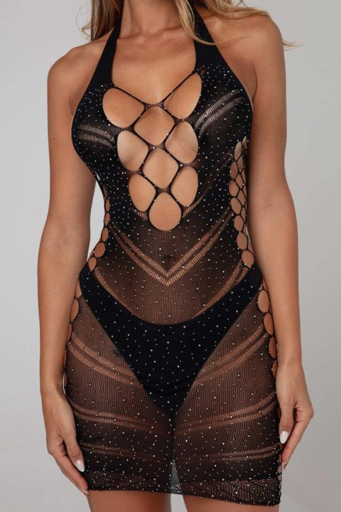 Dress Glitter Amethille- Black Christine Dress Glitter Amethille- Black Christine