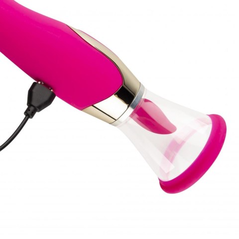Pleasure Pump With G-Spot Vibrator - Pink Teazers Pleasure Pump With G-Spot Vibrator - Pink Teazers