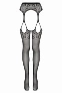 Suspender pantyhose Sulita - Black Christine