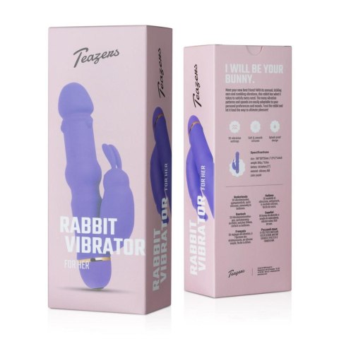 Teazers Silicone Rabbit Vibrator - Purple Teazers Teazers Silicone Rabbit Vibrator - Purple Teazers