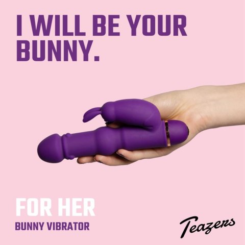 Teazers Silicone Rabbit Vibrator - Purple Teazers Teazers Silicone Rabbit Vibrator - Purple Teazers