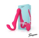 Teazers Strapless Strap On Vibrator - Pink Teazers