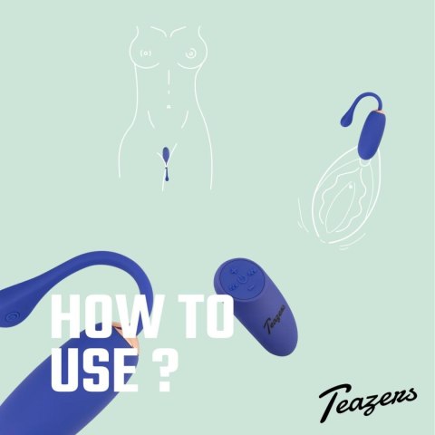 Teazers Vibrating Egg with Remote control Teazers Teazers Vibrating Egg with Remote control Teazers