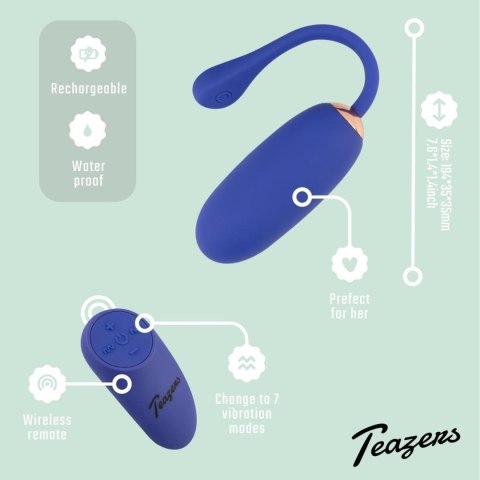 Teazers Vibrating Egg with Remote control Teazers Teazers Vibrating Egg with Remote control Teazers