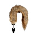 Fox Tail with Metal Butt Plug Ouch!