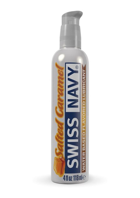 Lubricant with Salted Caramel flavor - 4 fl oz / 118 ml Swiss Navy