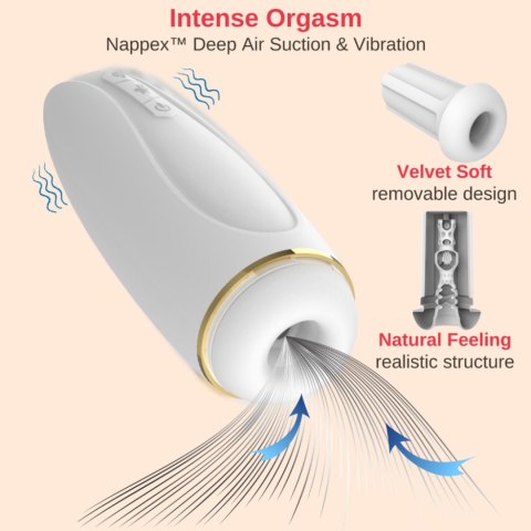Masturbator - Nappex™ Branco White - Premium Mastubators (10 Languages) Nappex Masturbator - Nappex™ Branco White - Premium Mastubators (10 Languages) Nappex
