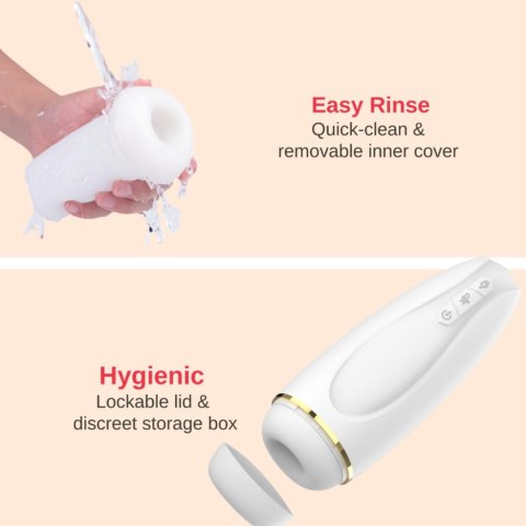 Masturbator - Nappex™ Branco White - Premium Mastubators (10 Languages) Nappex Masturbator - Nappex™ Branco White - Premium Mastubators (10 Languages) Nappex