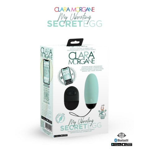 My Vibrating Secret EGG Turquoise - App controlled Clara Morgane