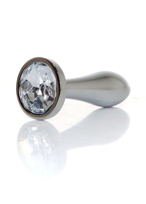 Korek Plug-Jewellery Silver PLUG- Clear S B - Series HeavyFun