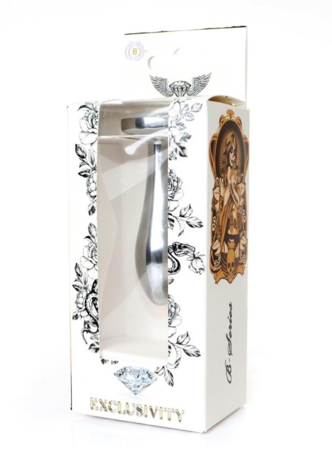 Korek Plug-Jewellery Silver PLUG- Clear S B - Series HeavyFun