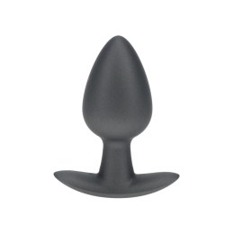 Smooth Silicone Anal Plug - Medium - 3.1 / 7,9 cm - Gunmetal Ouch!