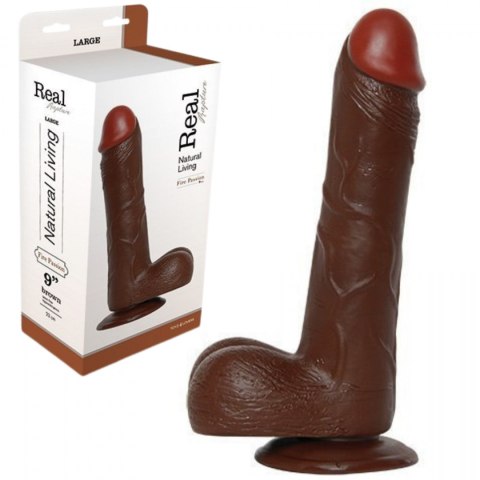 Czarne dildo realistyczne murzyńskie 25 cm Real Rapture Czarne dildo realistyczne murzyńskie 25 cm Real Rapture