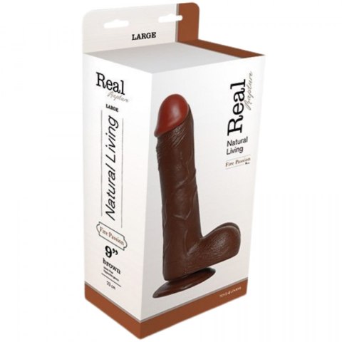 Czarne dildo realistyczne murzyńskie 25 cm Real Rapture Czarne dildo realistyczne murzyńskie 25 cm Real Rapture