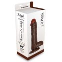 Dildo-FALLO REALISTICO REAL RAPTURE BROWN 10"""""""""""""""" Real Rapture